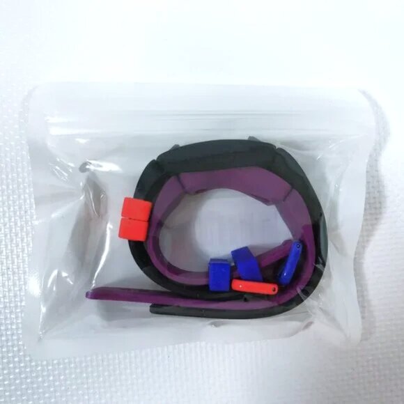 Silicone Bands Compatible with Fitbit Ace 3 Black Purple Replacement Bands - Picture 6 of 7
